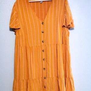 AVA & VIV mustard dress